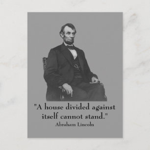 Carte Postale 16e Président Abraham Lincoln