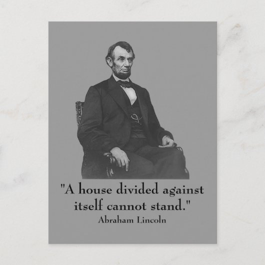 Carte Postale 16e Président Abraham Lincoln (Devant)