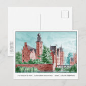 Carte Postale 1729 A. de Haen Dutch Kasteel WESTERVELT Postcard (Devant / Derrière)