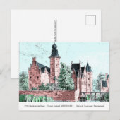 Carte Postale 1729 A. de Haen Dutch Kasteel WESTERVELT Postcard (Devant / Derrière)