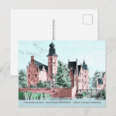 Carte Postale 1729 A. de Haen Néerlandais Kasteel WESTERVELT Car (Devant / Derrière)