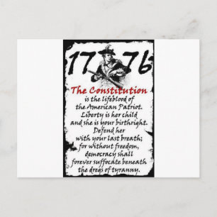 CARTE POSTALE 1776