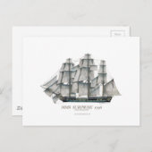 Carte Postale 1796 HMS Art surprise (Devant / Derrière)