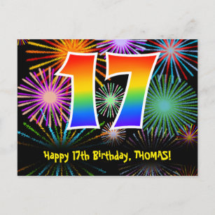 Cartes Postales Anniversaire Thomas Originales Zazzle Be