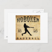 Carte Postale 1846 Hoboken New Jersey Baseball (Devant / Derrière)