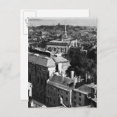 Carte Postale 1859 : Vue de Boston vers le sud (Devant / Derrière)