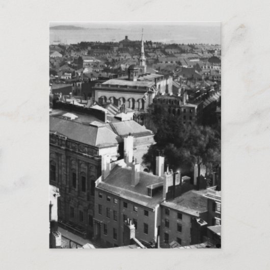 Carte Postale 1859 : Vue de Boston vers le sud (Devant)