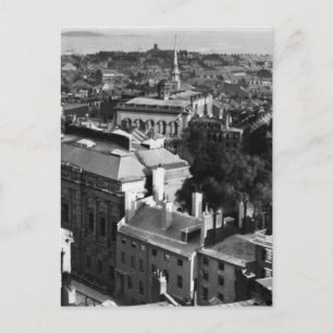 Carte Postale 1859 : Vue de Boston vers le sud