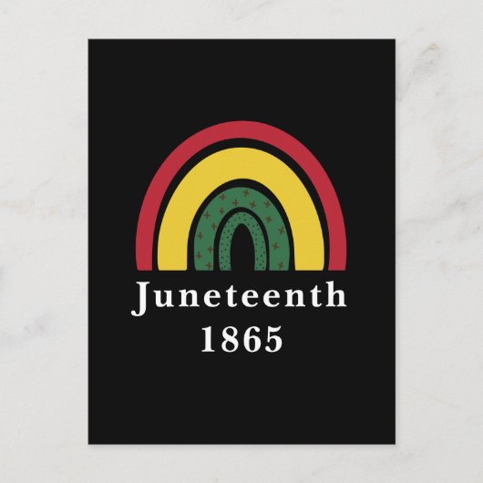 Carte Postale 1865 Histoire noire afro-américaine (Devant)