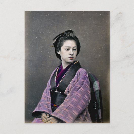 Carte Postale 1870 Belle Japonaise (Devant)