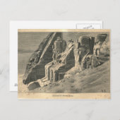 Carte Postale 1877 Imprimer Statues d'Egypte, La Terre et son pe (Devant / Derrière)