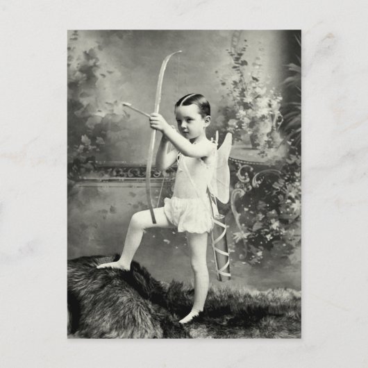 Carte Postale 1880 Cupidon au travail (Devant)