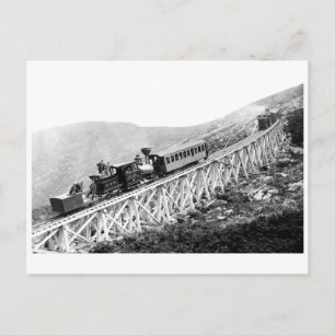 Carte Postale 1880 Voyageurs trains au travail