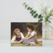 Carte Postale 1882 de Bouguereau les noisettes de Les de (Debout devant)