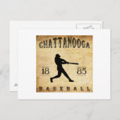 Carte Postale 1885 Chattanooga Tennessee Baseball (Devant / Derrière)