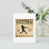 Carte Postale 1885 Durham North Carolina Baseball (Debout devant)
