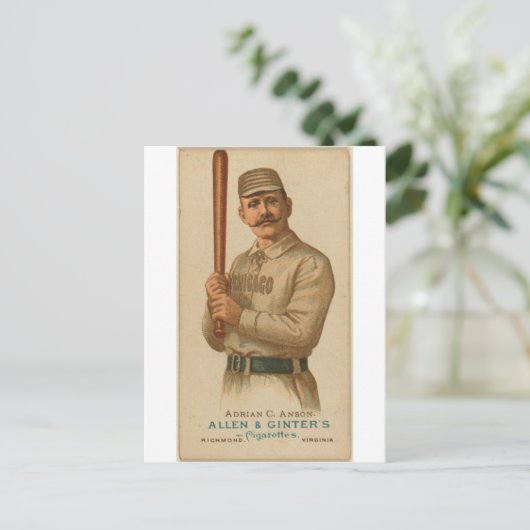 Carte Postale 1887 Adrian C. Anson (Debout devant)