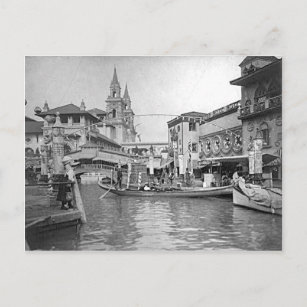 Carte Postale 1893 Columbia Exposition "Canal De Venise"