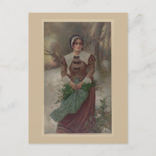 Carte Postale 1897 Une vintage puritaine équitable