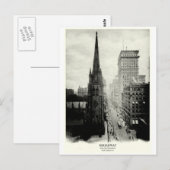 Carte Postale 1898 Broadway New York (Devant / Derrière)
