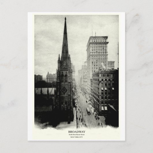 Carte Postale 1898 Broadway New York (Devant)