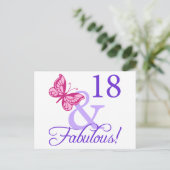 Carte Postale 18 Et Fabuleux anniversaire (Debout devant)