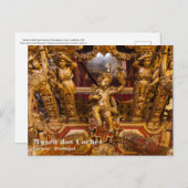 Carte Postale 18e c. Détail de l'entraîneur. Museu dos Coches. L (Devant / Derrière)