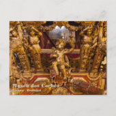 Carte Postale 18e c. Détail de l'entraîneur. Museu dos Coches. L (Devant)