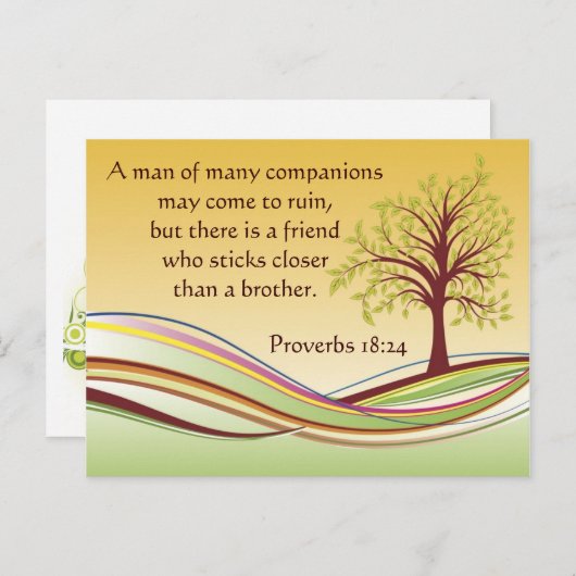 Carte Postale 18h24 de proverbes (Devant / Derrière)