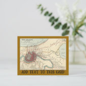 Carte postale 1900 de la Nouvelle-Orléans (Debout devant)