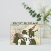 Carte postale 1900 de la Nouvelle-Orléans (Debout devant)