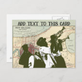 Carte postale 1900 de la Nouvelle-Orléans (Devant / Derrière)