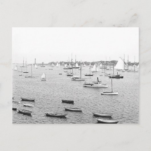 Carte postale 1900 Marblehead Harbour Massachusett (Devant)