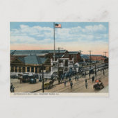Carte Postale 1900 Navire Yard Newport News VA (Devant)