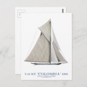 Carte Postale 1901 Colombia (Devant / Derrière)