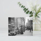 Carte postale 1904 de Pâques Fowers NYC (Debout devant)