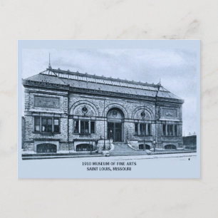 Carte Postale 1910 Musée des Beaux-Arts de Saint-Louis, Mo