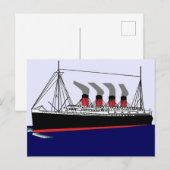 Carte postale 1912 de Paquebot France (Devant / Derrière)