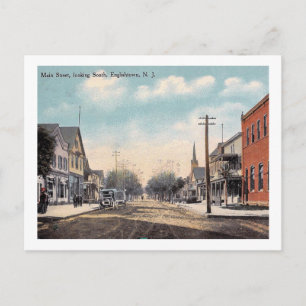 Carte Postale 1912, Main St, Englishtown NJ Vintage