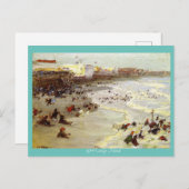 Carte Postale "1914 Coney Island, par EH Potthast" (Devant / Derrière)