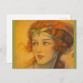 Carte Postale 1919 rousse (Devant / Derrière)