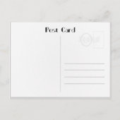 Carte Postale 1920s Cocktail Elegance Flapper Girl  (Dos)