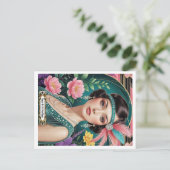 Carte Postale 1920s Cocktail Elegance Flapper Girl (Debout devant)