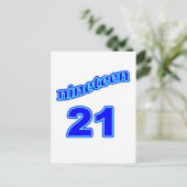 Carte Postale 1921 Dix-neuf 21 (Debout devant)