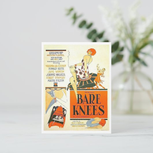 Carte Postale 1928 Cinéma genoux nus (Debout devant)