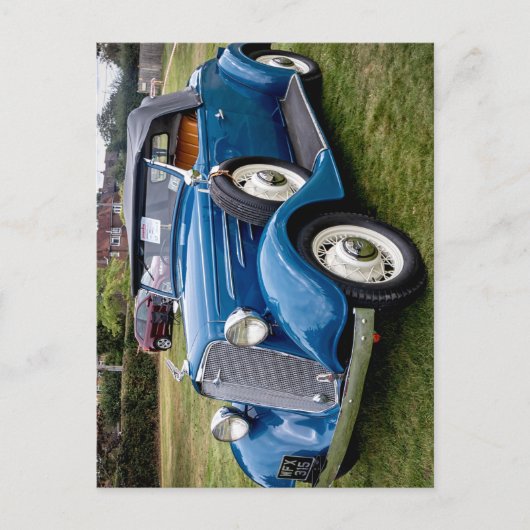 Carte Postale 1934, Chevrolet Roadster voiture classique (Devant)