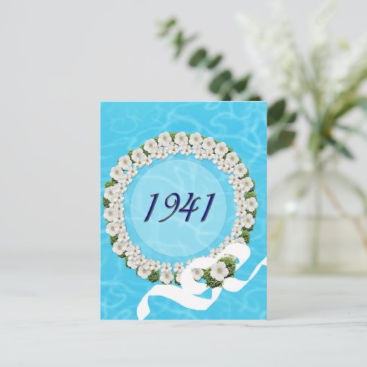 CARTE POSTALE 1941 (Debout devant)