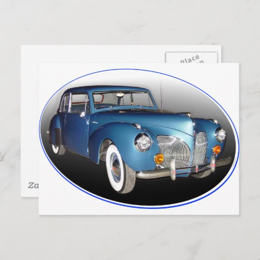 CARTE POSTALE 1941 LINCOLN CONTINENTAL #1 (Devant / Derrière)