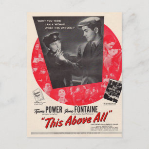 Carte Postale 1942 This Above All poster du film