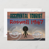 Carte postale 1947 de Roswell (Devant / Derrière)